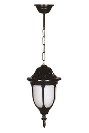 Opviq Lámpara de araña para exteriores Blanco y negro BFE-68178-BSY